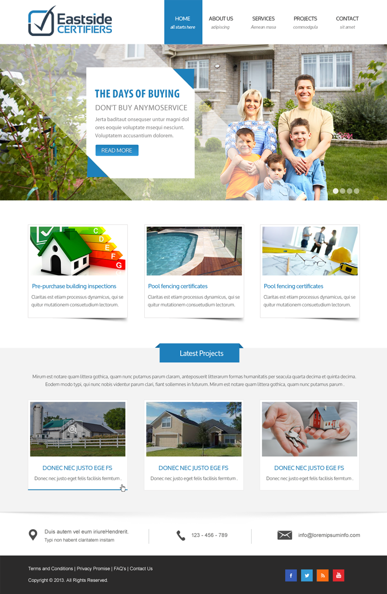 Wordpress Design by Infinity Pix for Eastside Certifiers | Design #4516258