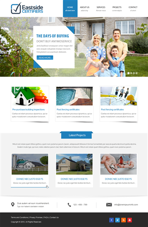 Wordpress Design by Infinity Pix for Eastside Certifiers | Design: #4516258