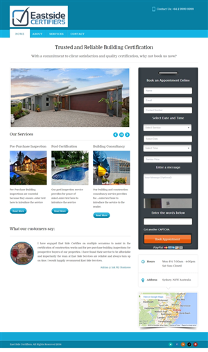 Wordpress Design by Ink My Business for Eastside Certifiers | Design: #4485530