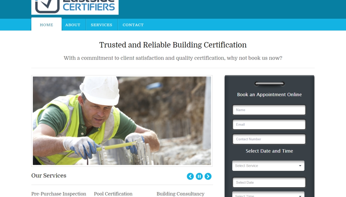 Wordpress Design by Ink My Business for Eastside Certifiers | Design #4485534