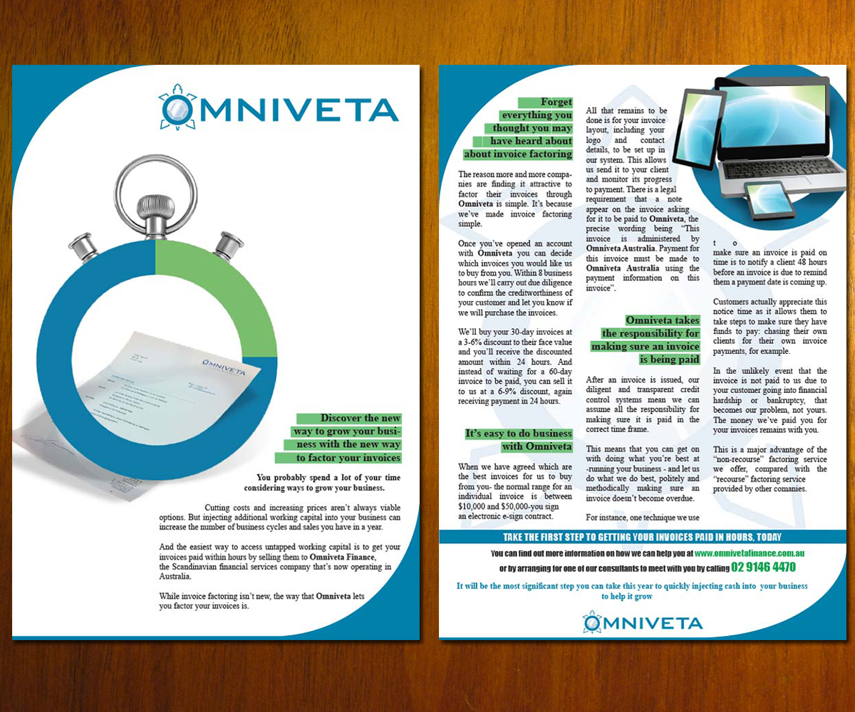 Brochure Design by alice for this project | Design #1280360