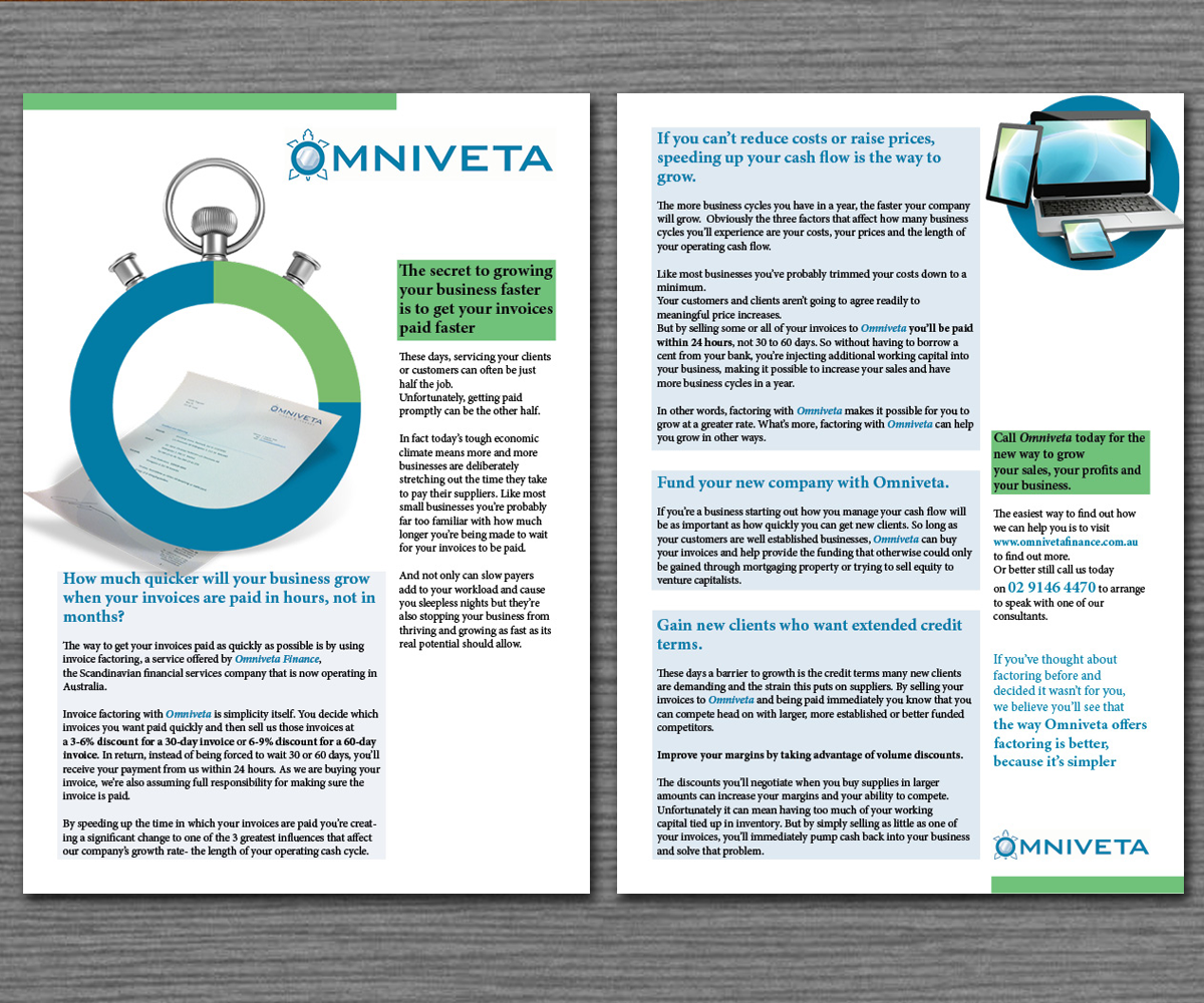 Brochure Design by alice for this project | Design #1281513