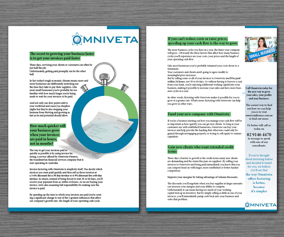Brochure Design by alice for this project | Design #1283170