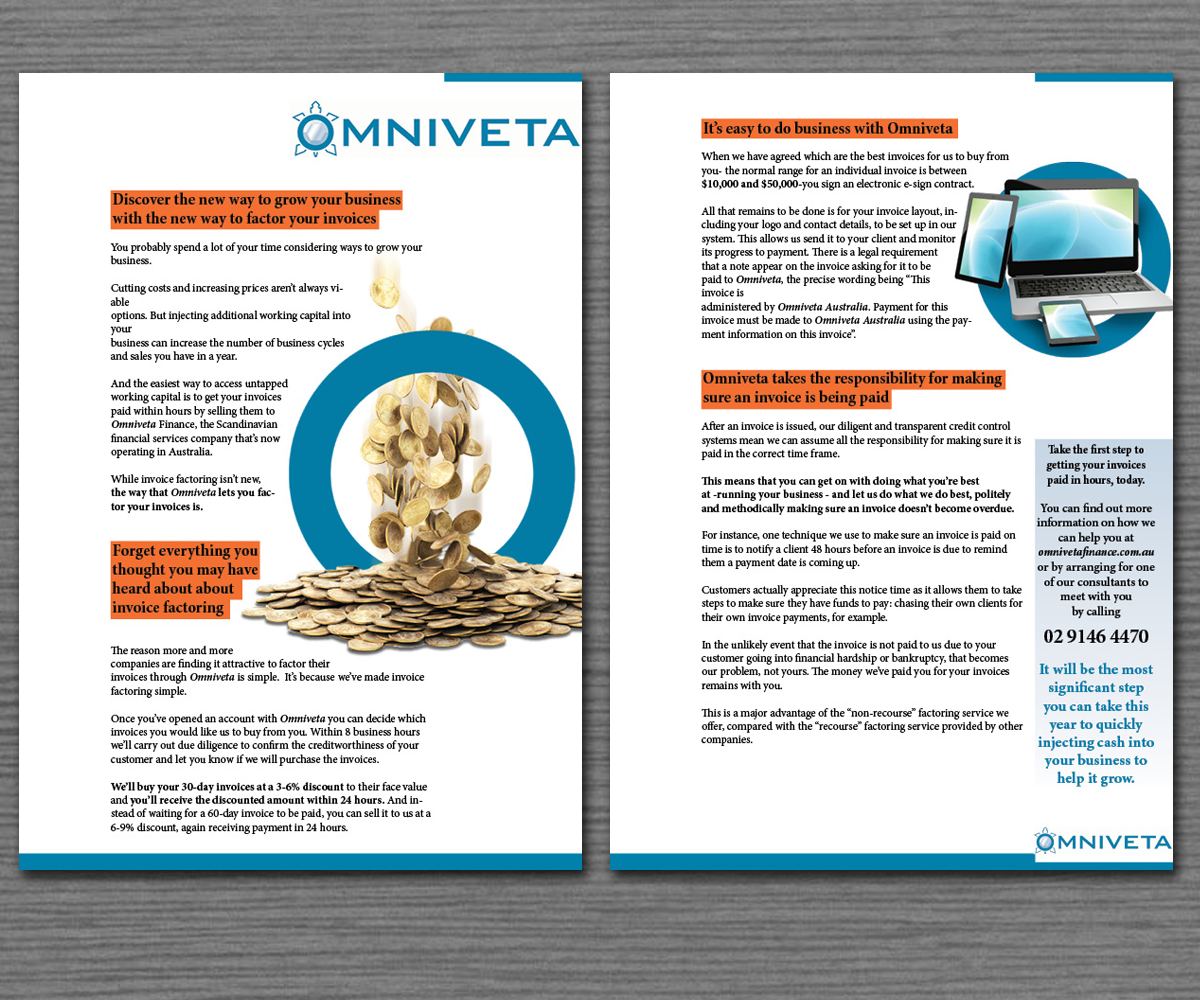 Brochure Design by alice for this project | Design #1283171