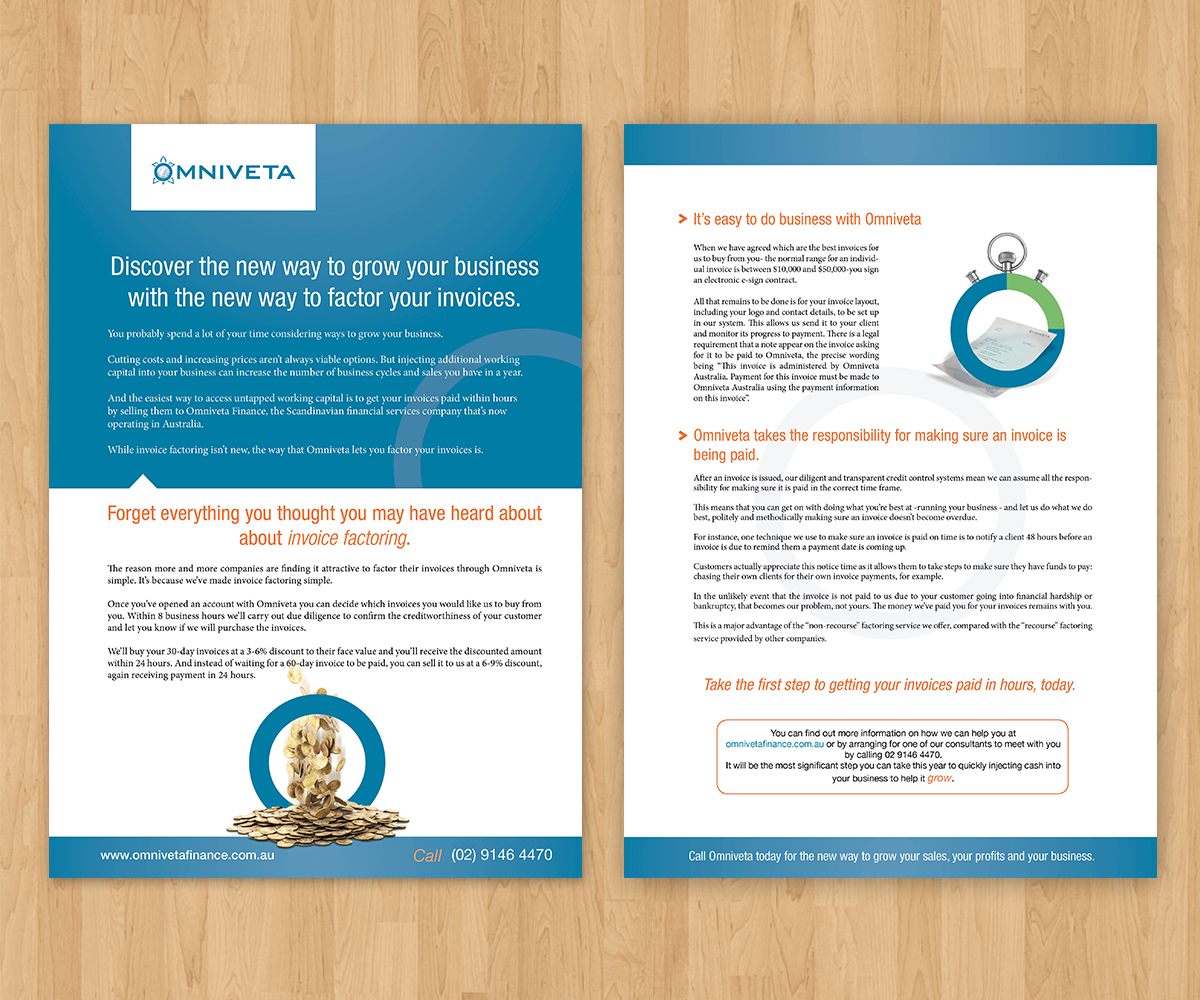 Diseño de Brochure por BeeforBeagle para este proyecto | Diseño #1278845