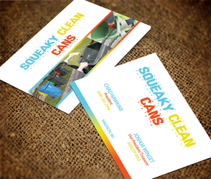 Diseño de Tarjeta de Presentación por Sarah Haroon para Squeaky Clean Cans | Diseño: #4485563