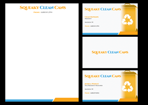 Diseño de Tarjeta de Presentación por WebixBD para Squeaky Clean Cans | Diseño: #4489490