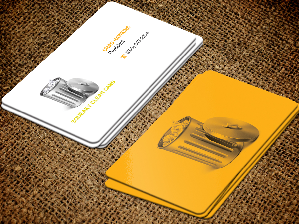Business Card Design by WebixBD for Squeaky Clean Cans | Design #4489807
