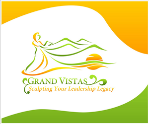 Grand Vistas (title) Sculpting Your Leadership Legacy (subtitle) | Diseño de Logo por hamkur