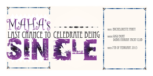 Bachelorette Party | Karten-Design von Soula Vetter