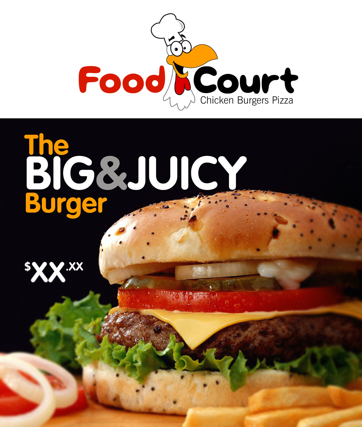 Menu Design by Jason Vantran for Food Court | Design #1280032