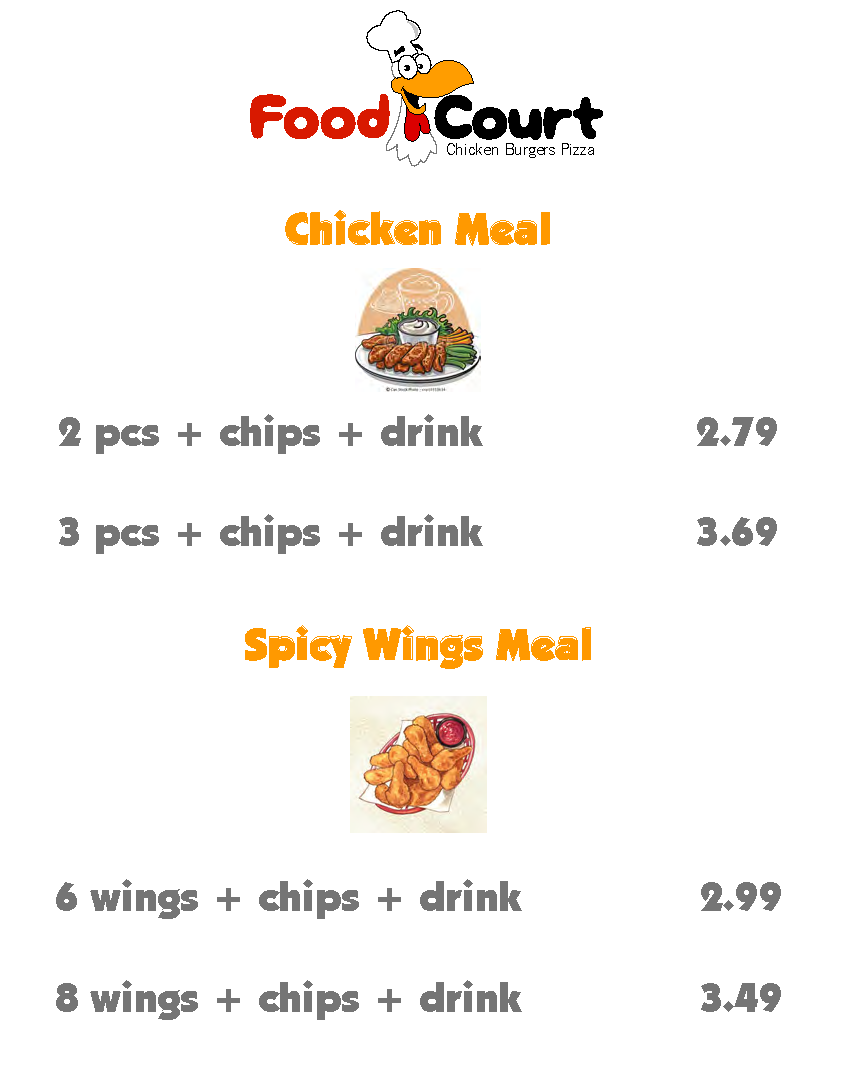 Menu Design by NK for Food Court | Design #1278165