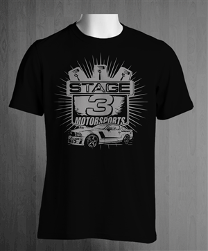 T-shirt Design by Adrian for Stage 3 motorsports Inc | Design: #4525391
