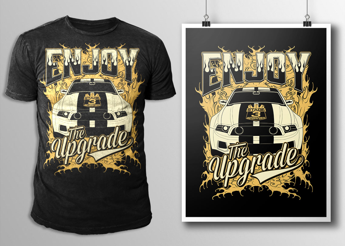 T-shirt Design by swo0osh for Stage 3 motorsports Inc | Design #4551885