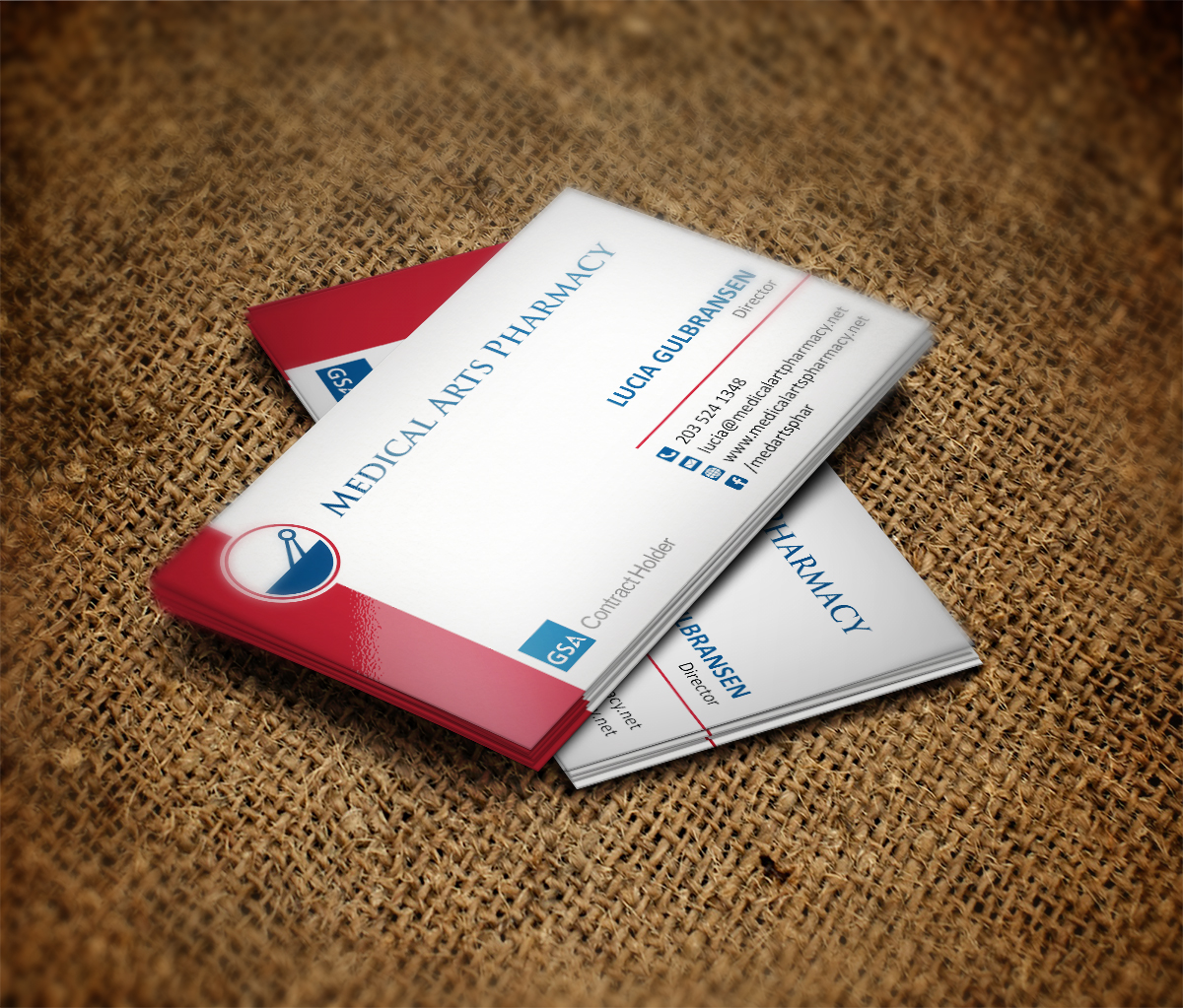 Business Card Design by MT for Medical Arts Pharmacy | Design #4515692