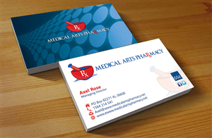 Business Card Design by Hardcore Design for Medical Arts Pharmacy | Design: #4519757