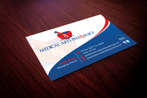 Business Card Design by Hardcore Design for Medical Arts Pharmacy | Design: #4519765