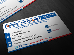 Business Card Design by Pointless Pixels India for Medical Arts Pharmacy | Design: #4492923