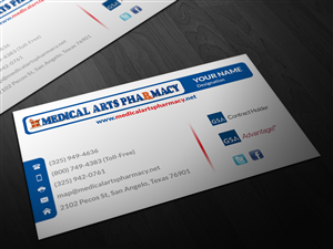 Business Card Design by Pointless Pixels India for Medical Arts Pharmacy | Design: #4502029