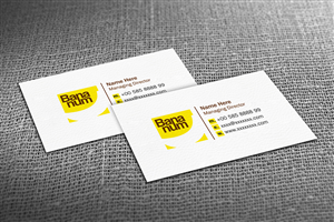 Design de Carte de Visite par ALSADESIGN pour Bananum | Design : #4486687