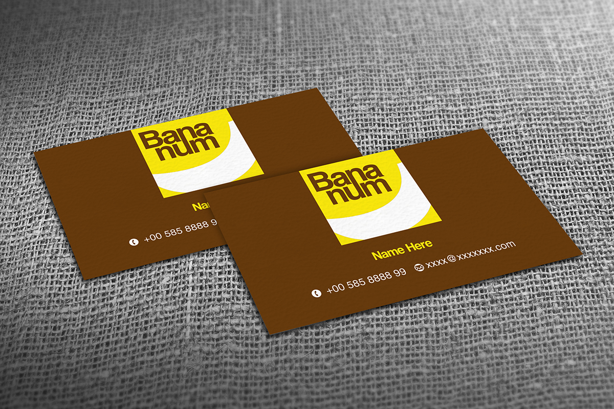 Business Card Design by ALSADESIGN for Bananum | Design #4486698