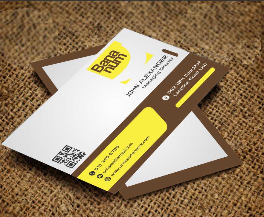 Business Card Design by AwsomeD for Bananum | Design #4486723