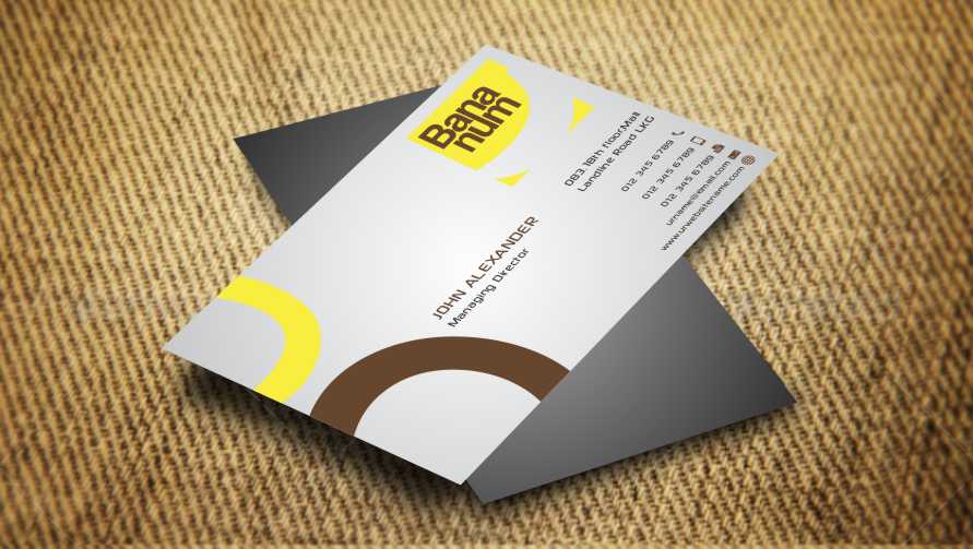 Business Card Design by AwsomeD for Bananum | Design #4486731