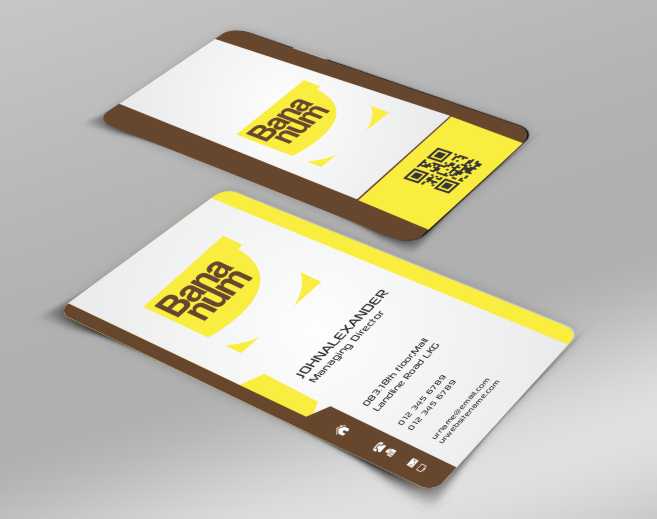 Business Card Design by AwsomeD for Bananum | Design #4486732