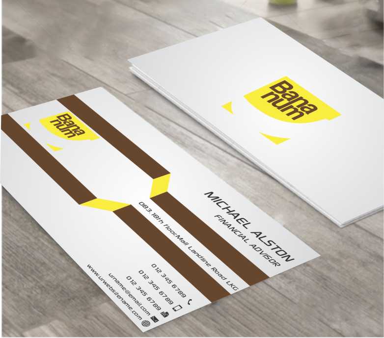 Business Card Design by AwsomeD for Bananum | Design #4486734