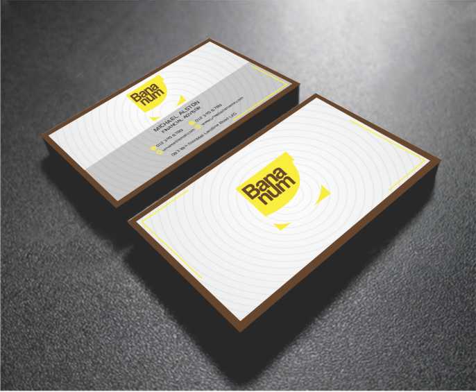 Business Card Design by AwsomeD for Bananum | Design #4486741