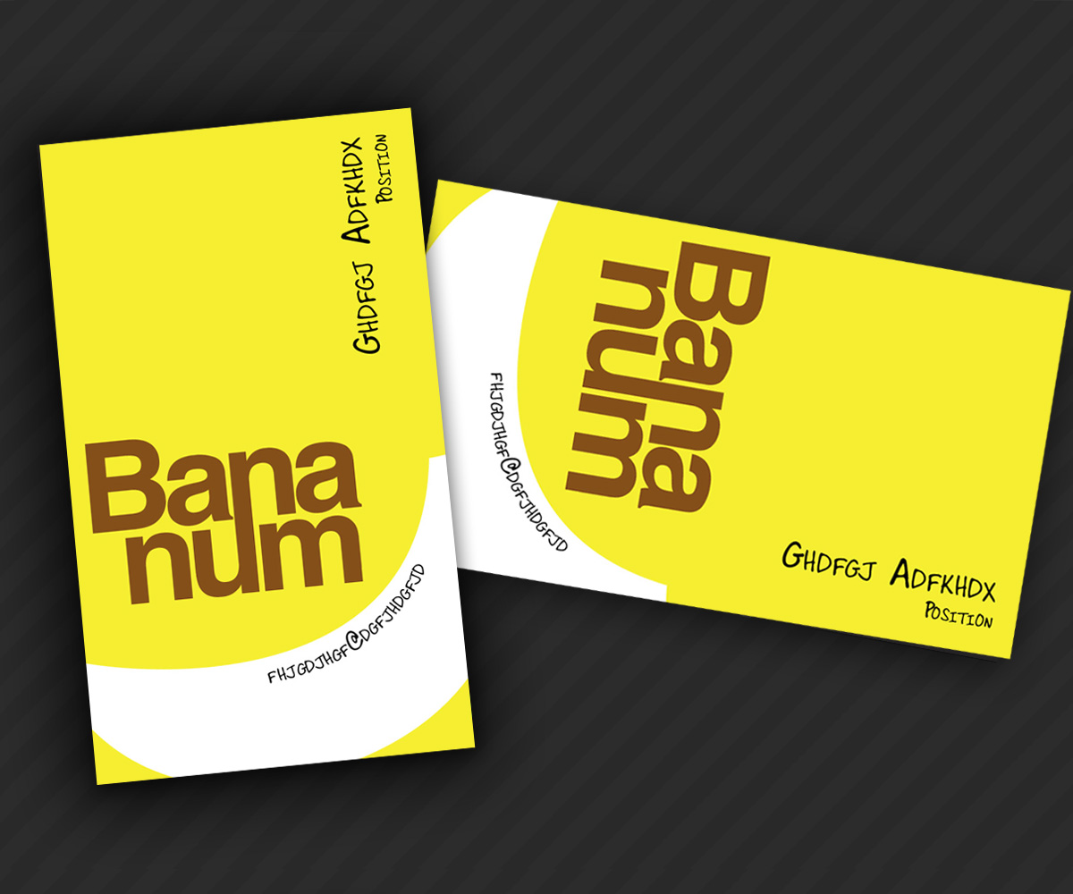 Business Card Design by Michele_co for Bananum | Design #4487627