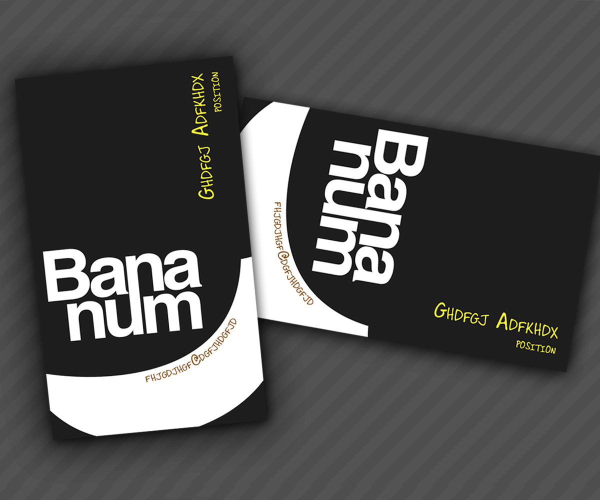 Business Card Design by Michele_co for Bananum | Design #4487641