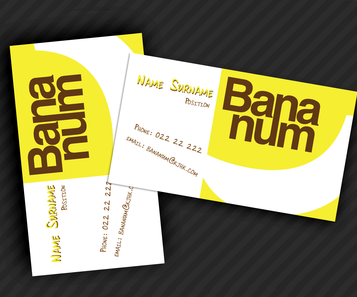 Business Card Design by Michele_co for Bananum | Design #4542064
