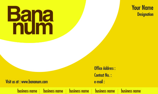 Business Card Design by Designer Suman for Bananum | Design #4493575