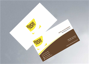 Business Card Design by szabist for Bananum | Design #4486865