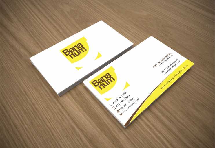 Business Card Design by szabist for Bananum | Design #4486868