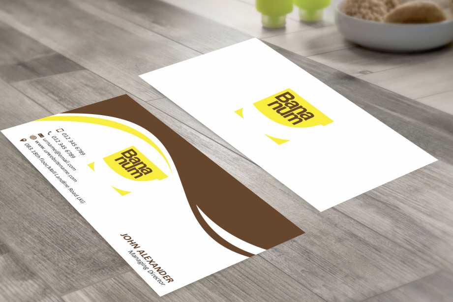 Business Card Design by szabist for Bananum | Design #4486873