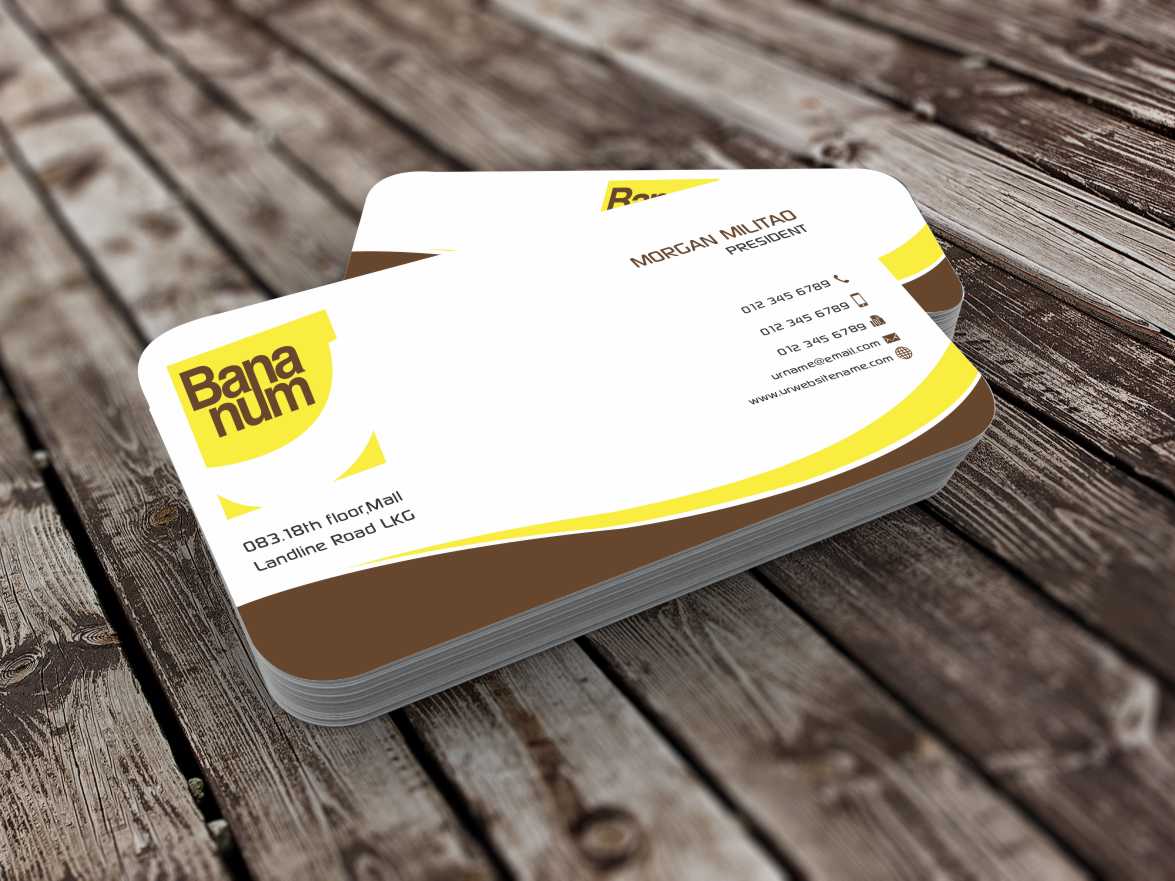 Business Card Design by szabist for Bananum | Design #4486889