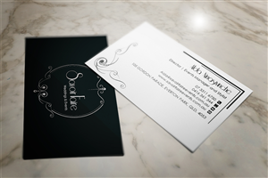 Savoir Faire Weddings and Events | Business Card Design by MT
