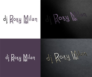 DJ ROXY MILAN | Logo Design by NguvuMX