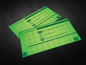 Business Card Design by dacke011 for this project | Design: #4497423