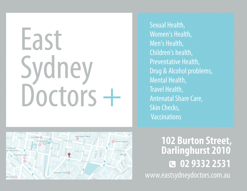 Postkarten-Design von an3 für East Sydney Doctors | Design #4596703