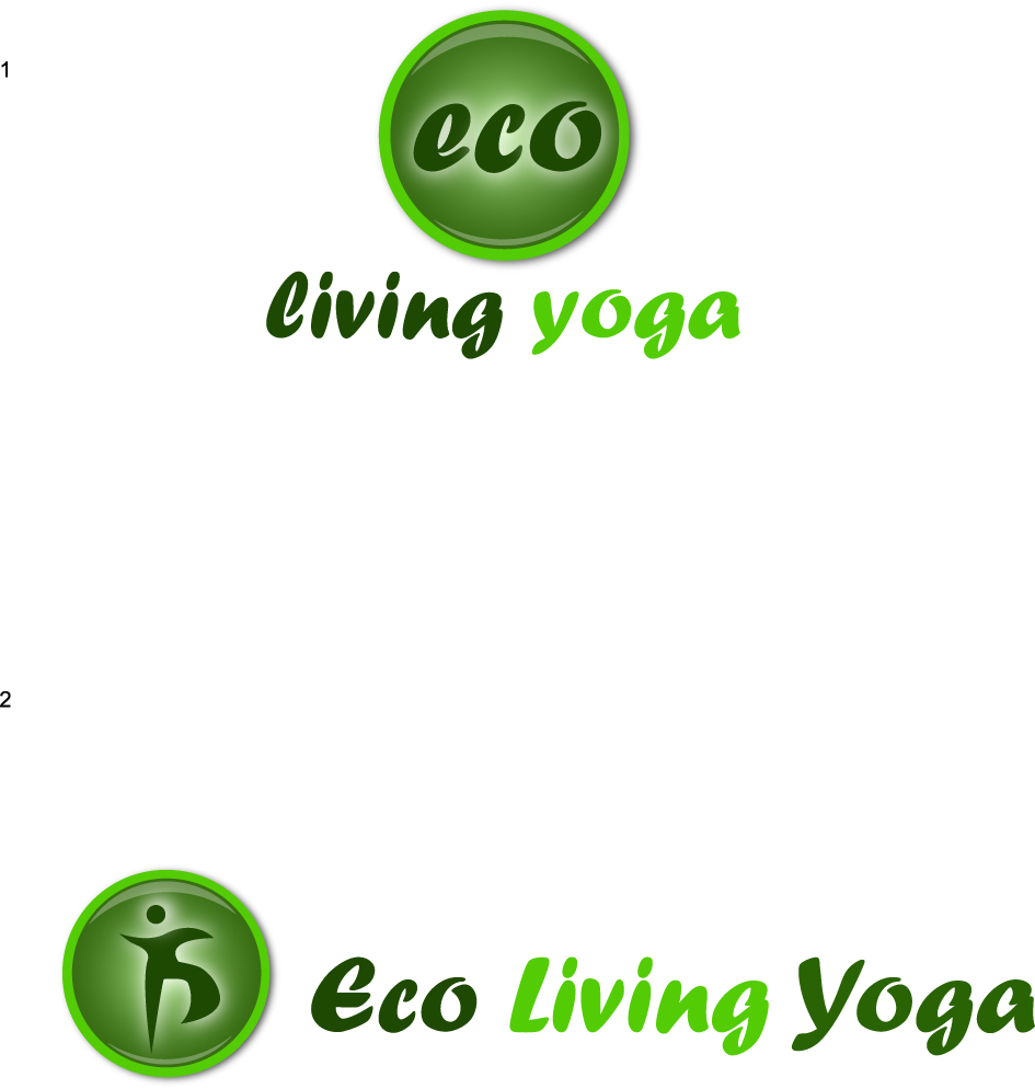 Diseño de Logo por Cláudia Polónia para Eco Living YOGA | Diseño #198264