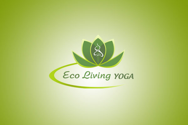 Logo Design by Zdesign for Eco Living YOGA | Design #200659
