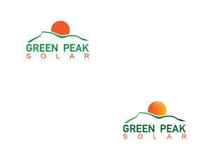 Green Peak Solar | Logo Design by GreenLamp