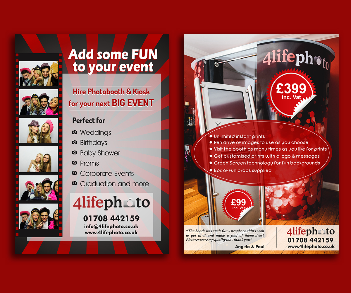 Flyer Design by HollyBlue Studio for 4life Photography | Design #4536565