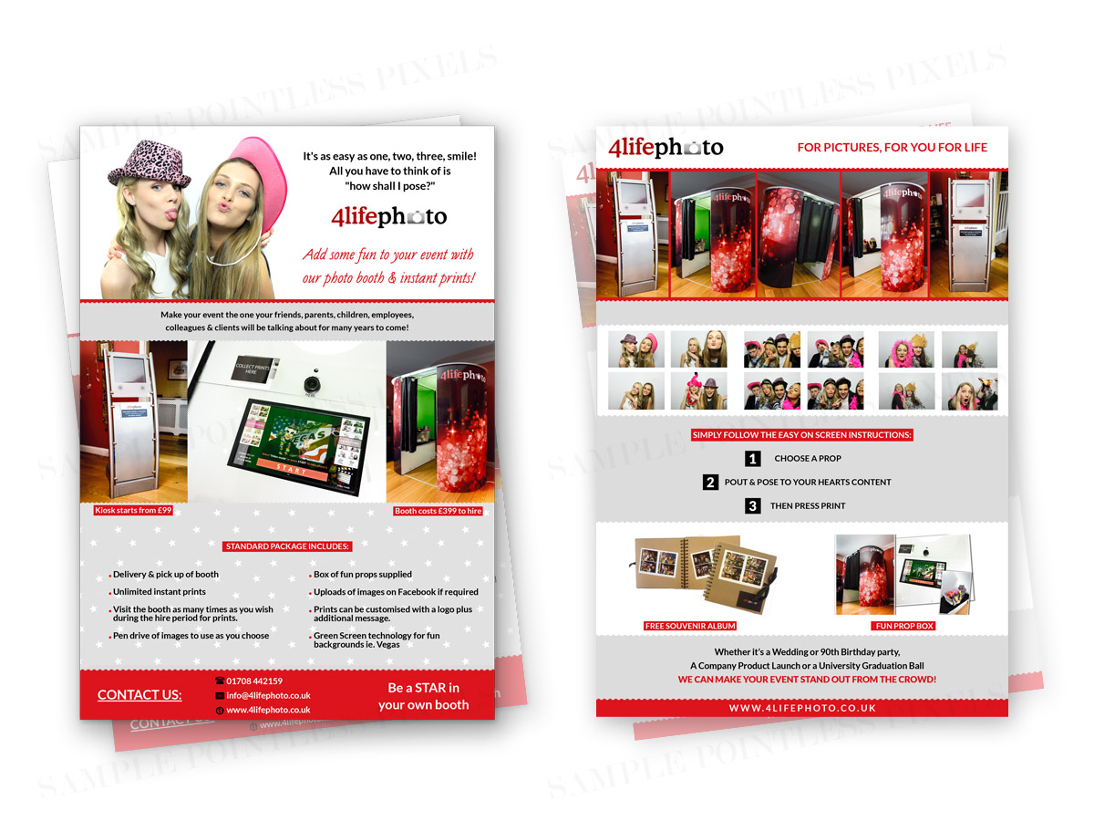 Flyer Design by Pointless Pixels India for 4life Photography | Design #4525868
