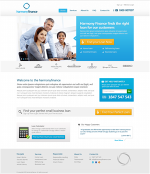 Web Design by the-lion-king for this project | Design: #1281387