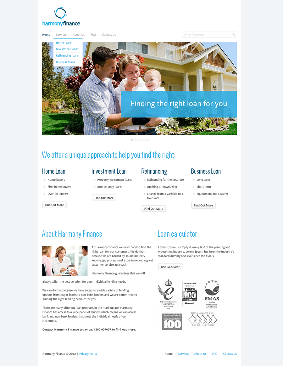 Web Design by gfxanomics for this project | Design #1279430