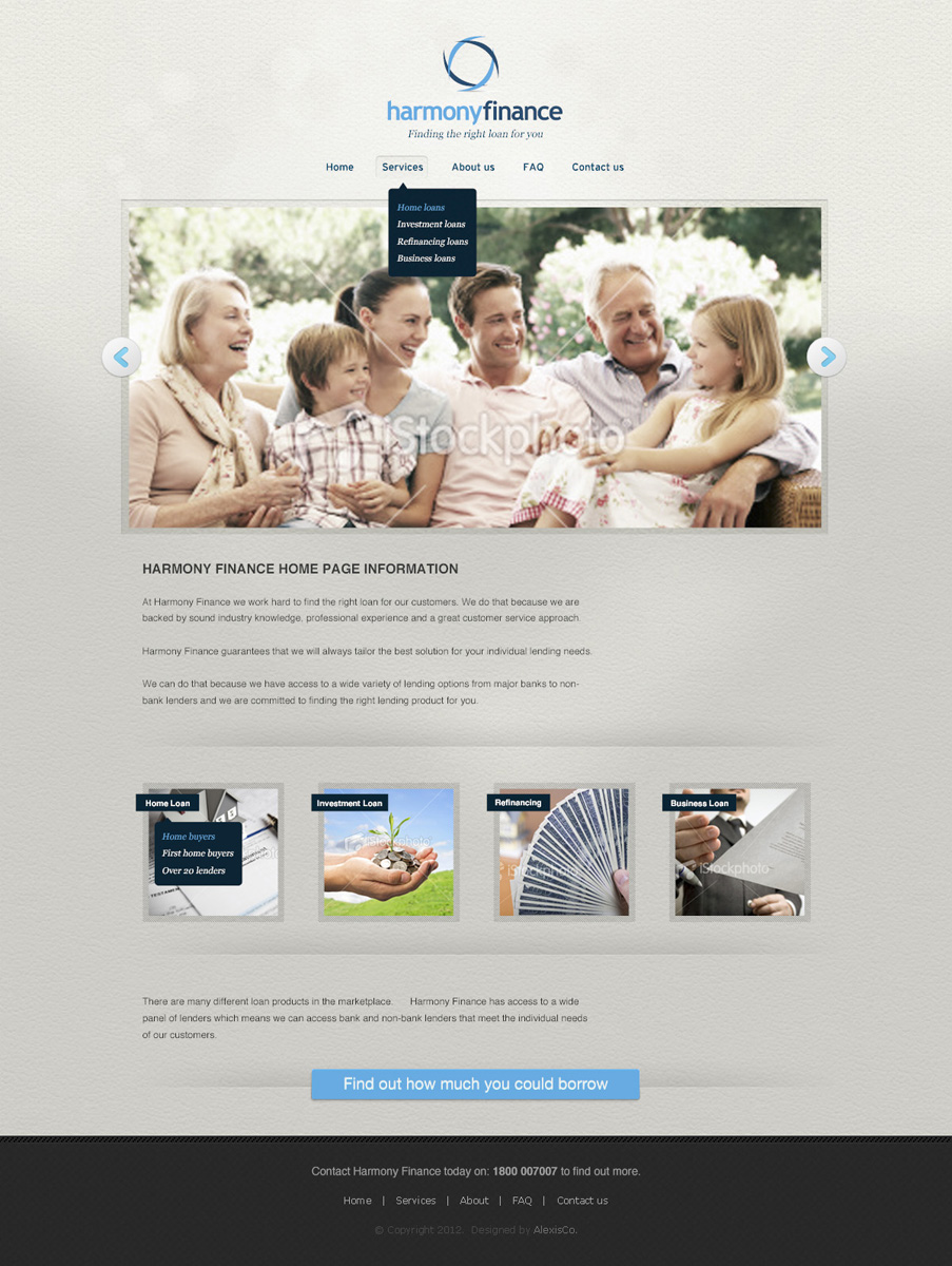 Web Design by Alexis for this project | Design #1277257